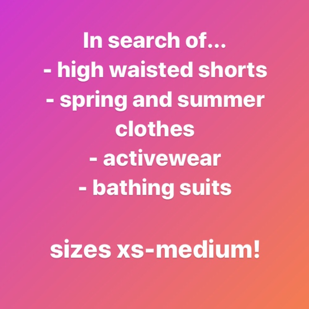 ISO these items!